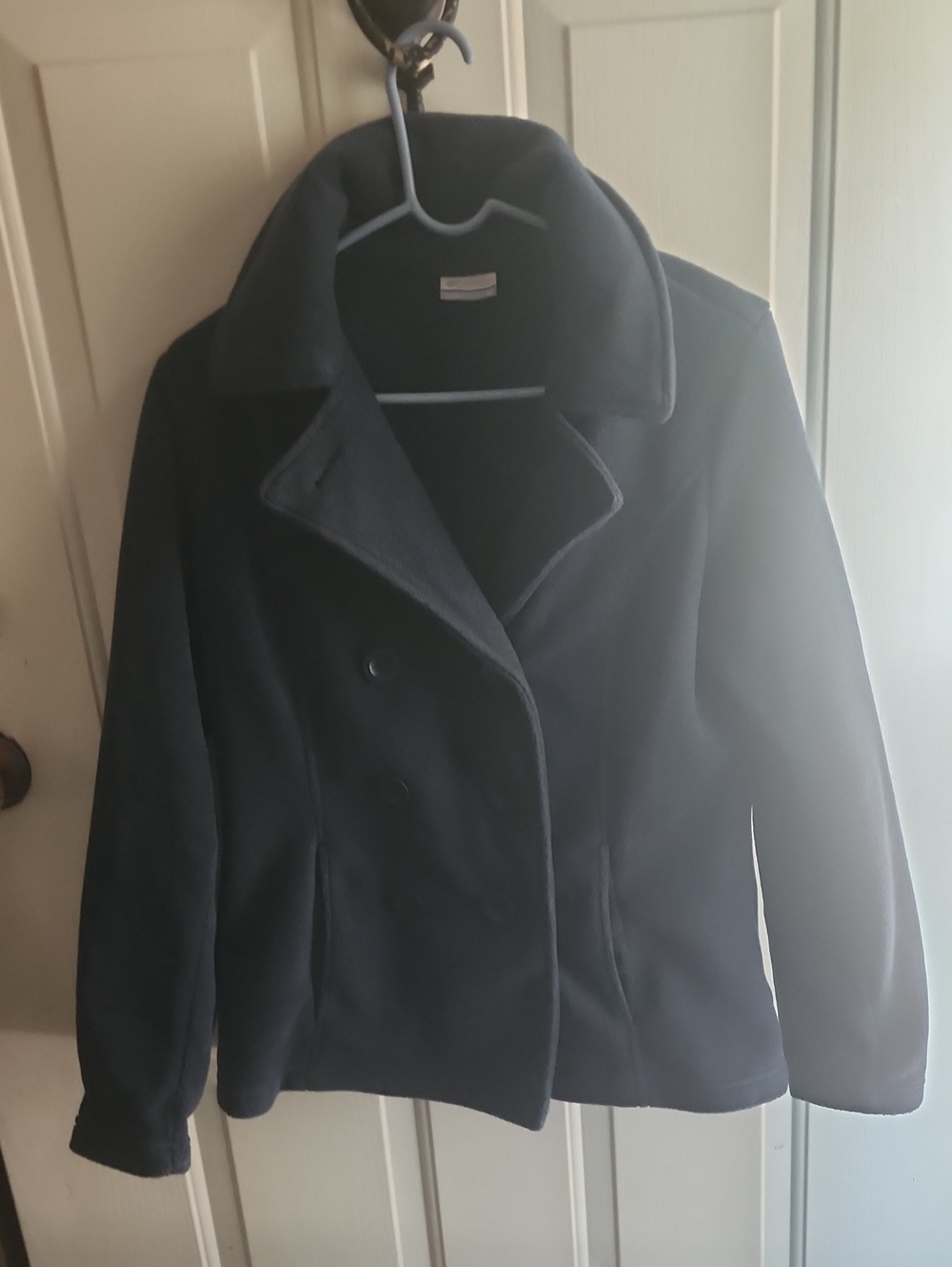 Columbia Women's Navy Double-Breasted Peacoat Jacket